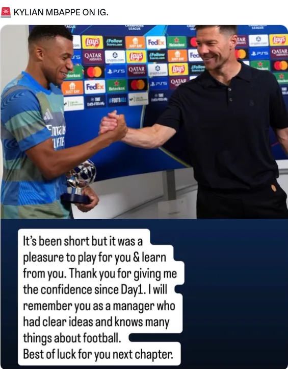 Mbappe Xavi Alonso